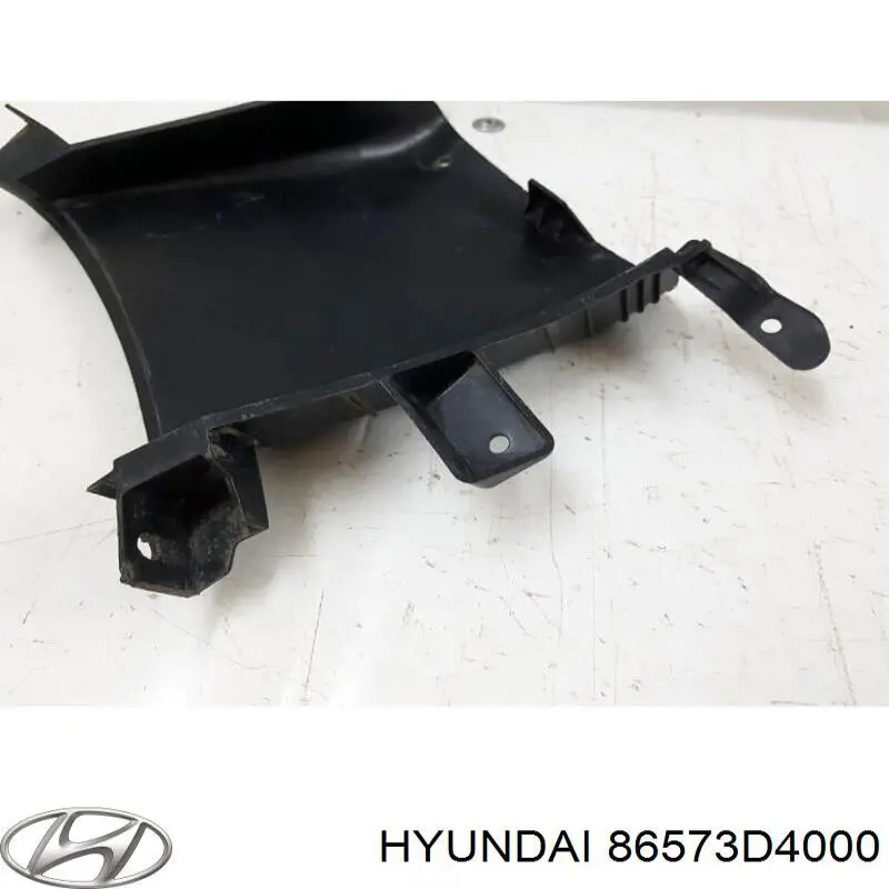 86573D4000 Hyundai/Kia Defletor esquerdo do pára-choque dianteiro