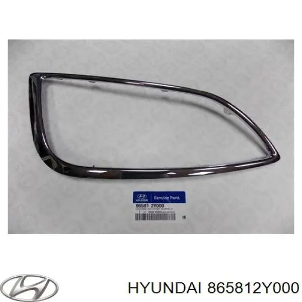 Borda (orla) das luzes de nevoeiro esquerda Hyundai/Kia 865812Y000 preço, a partir de 54,43 USD