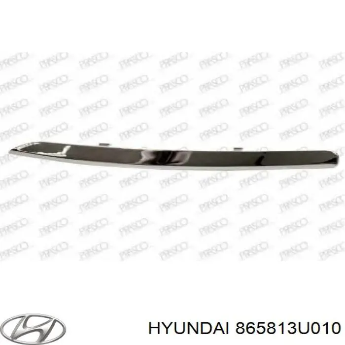 Moldura esquerda do pára-choque dianteiro Hyundai/Kia 865813U010 preço, a partir de 27,17 USD