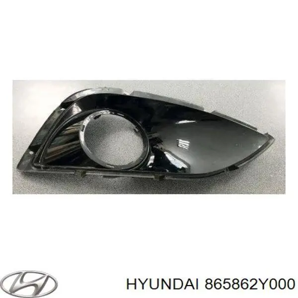 865862Y000 Hyundai/Kia Grelha direita do pára-choque dianteiro