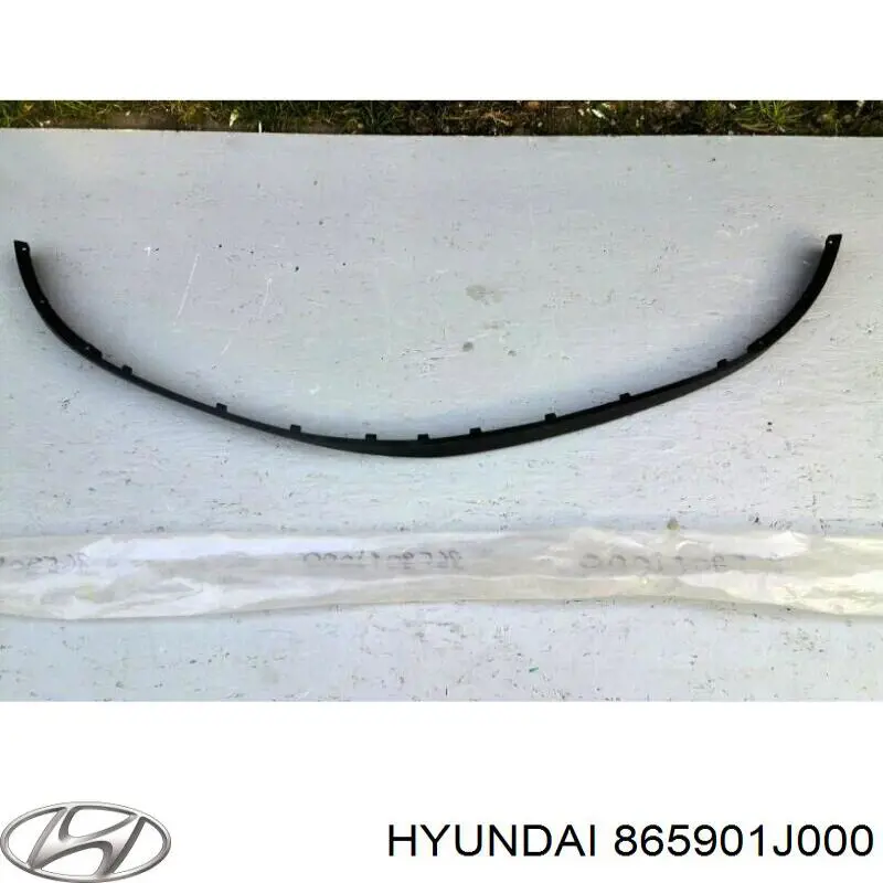 865901J000 Hyundai/Kia Moldura do pára-choque dianteiro