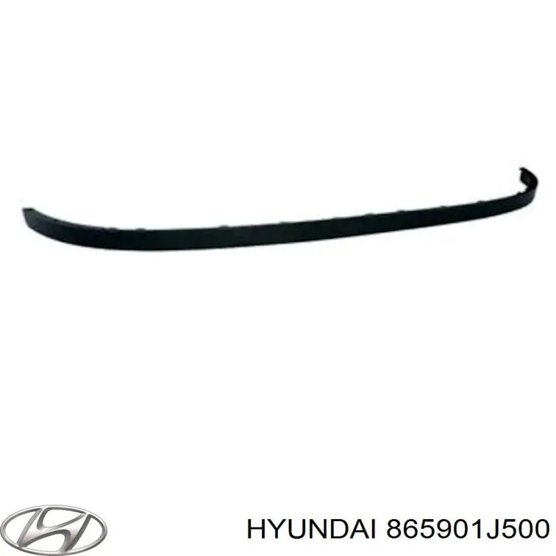 865901J500 Hyundai/Kia Spoiler do pára-choque dianteiro