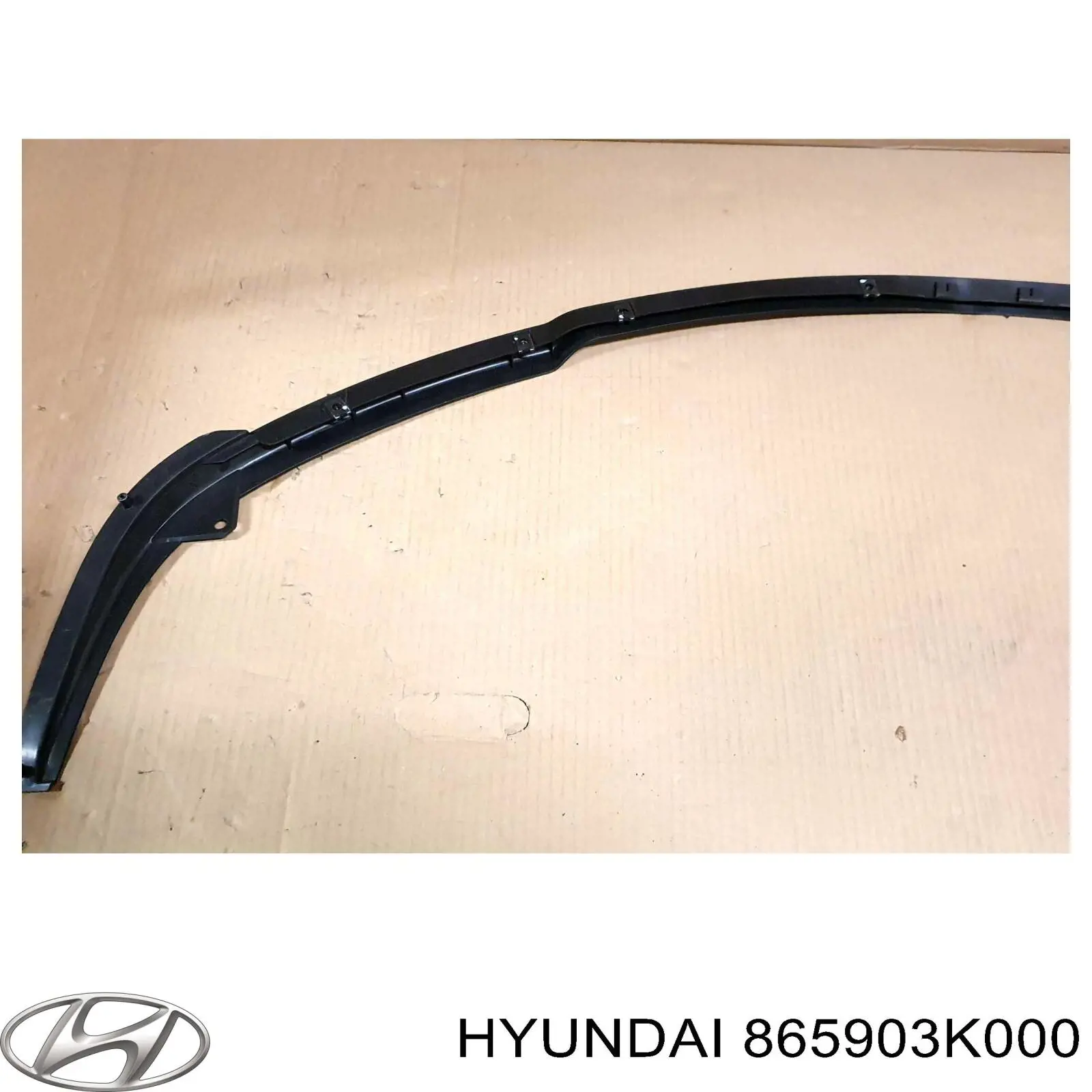 865903K000 Hyundai/Kia Spoiler do pára-choque dianteiro