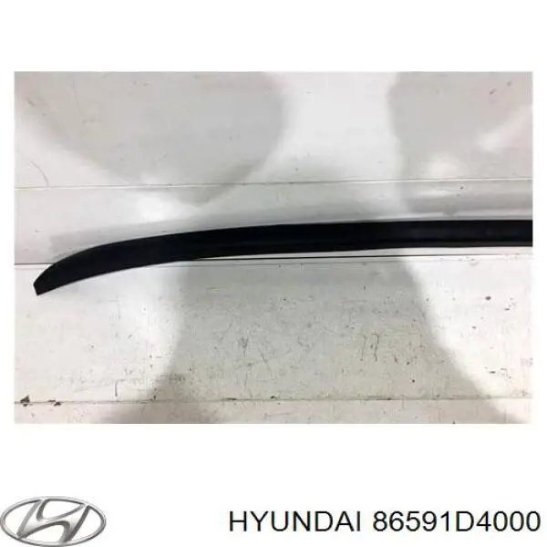 86591D4000 Hyundai/Kia Spoiler do pára-choque dianteiro