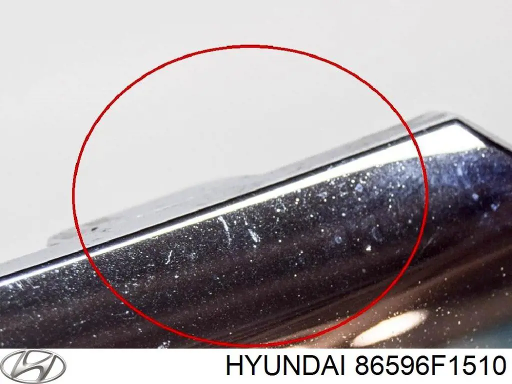 86596F1510 Hyundai/Kia Moldura direita do pára-choque dianteiro