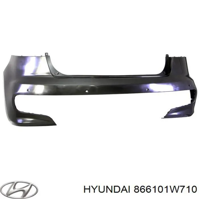 866101W710 Hyundai/Kia Pára-choque traseiro