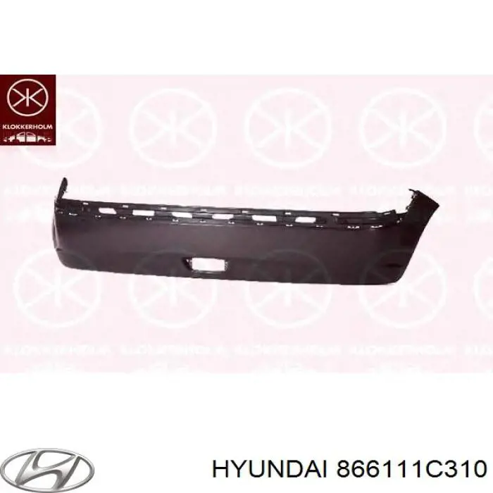866111C310 Hyundai/Kia Pára-choque traseiro