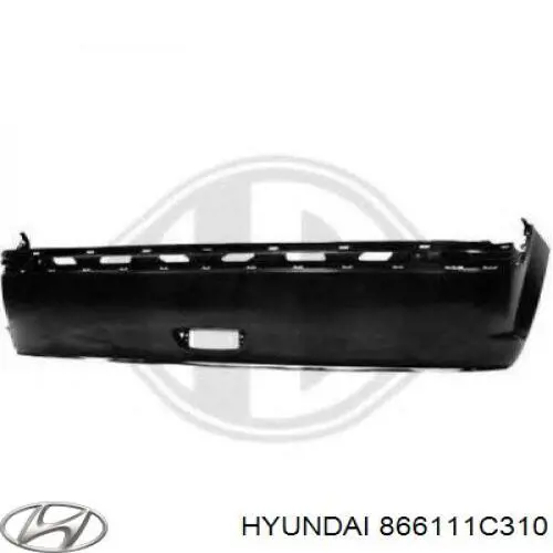 Pára-choque traseiro Hyundai/Kia 866111C310 preço, a partir de 124,62 USD