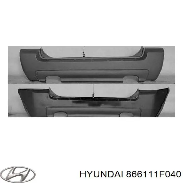 Pára-choque traseiro Hyundai/Kia 866111F040 preço, a partir de 458,87 USD