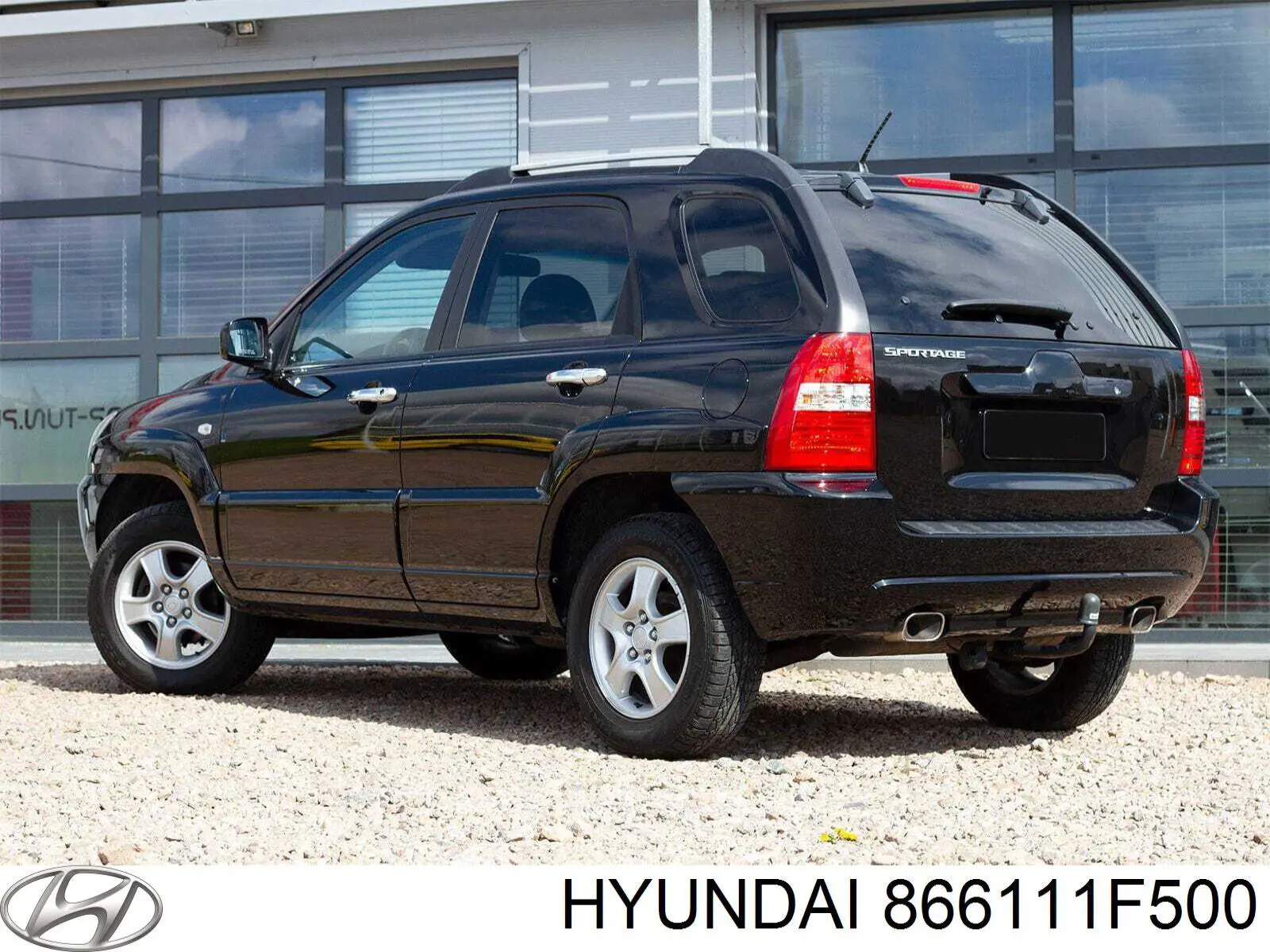 866111F500 Hyundai/Kia Pára-choque traseiro