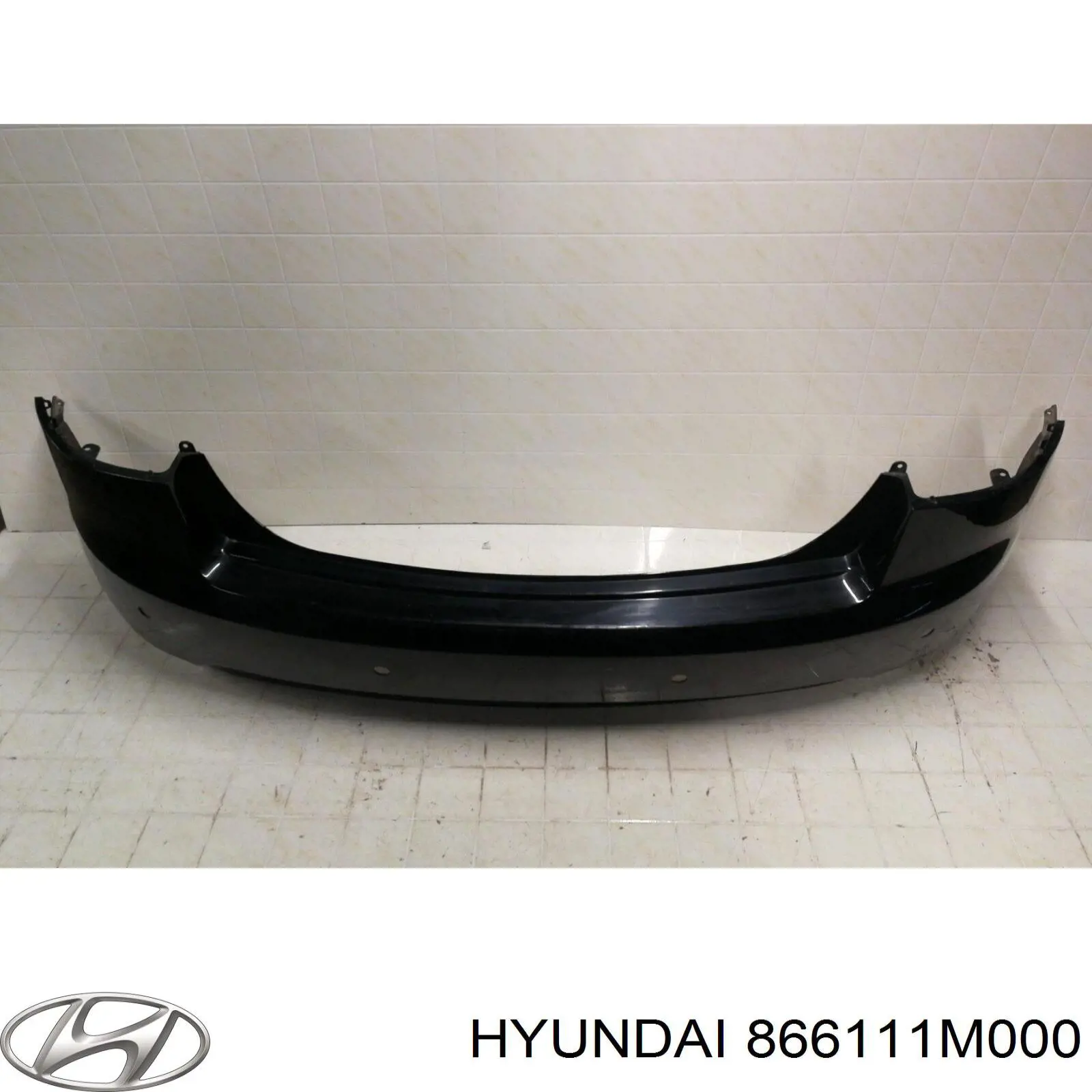 Pára-choque traseiro 866111M000 Hyundai/Kia