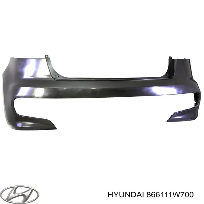 866111W700 Hyundai/Kia Pára-choque traseiro