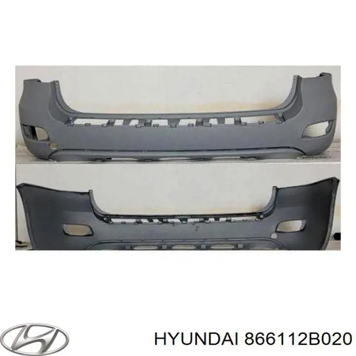 Compre 866112B020 Hyundai/Kia Pára-choque traseiro
