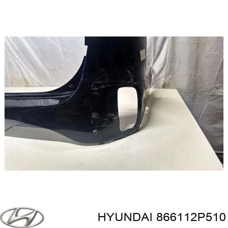 866112P510 Hyundai/Kia Pára-choque traseiro, parte superior