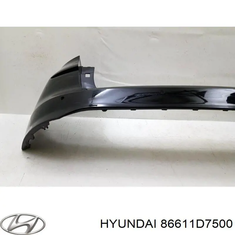 Pára-choque traseiro 86611D7500 Hyundai/Kia