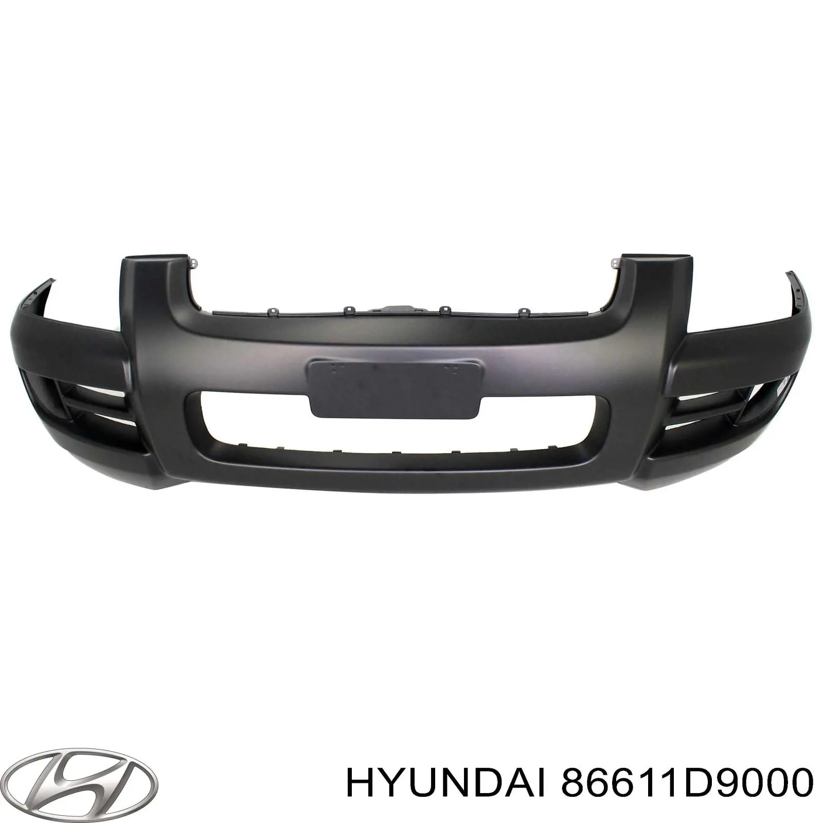 86611D9000 Hyundai/Kia Pára-choque traseiro, parte superior