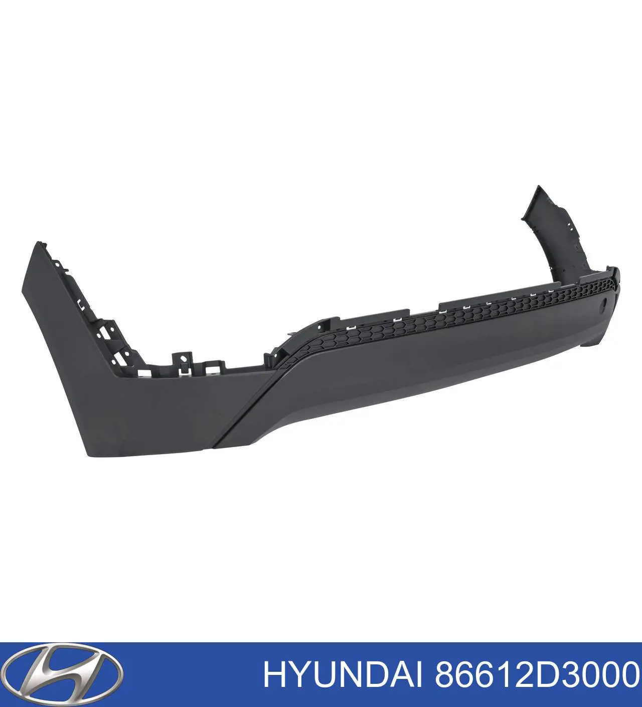 86612D3000 Hyundai/Kia Pára-choque traseiro, parte inferior