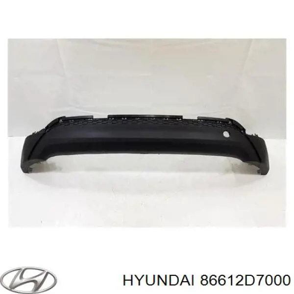 86612D7000 Hyundai/Kia Pára-choque traseiro, parte inferior