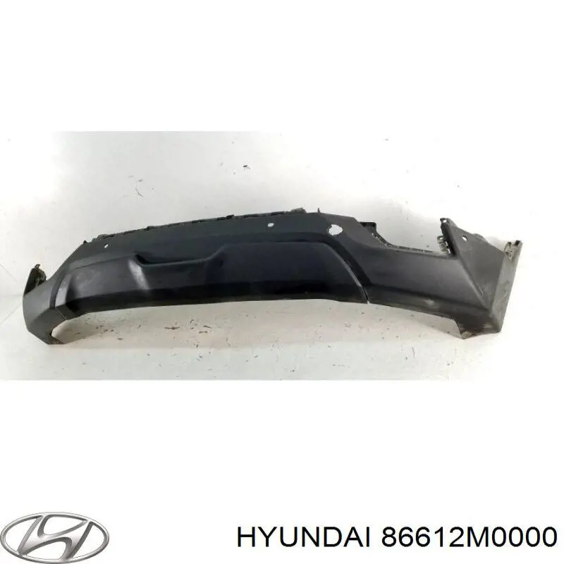 86610M0010 Hyundai/Kia Pára-choque traseiro, parte inferior
