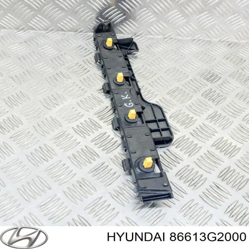 86613G2000 Hyundai/Kia Consola direita do pára-choque traseiro