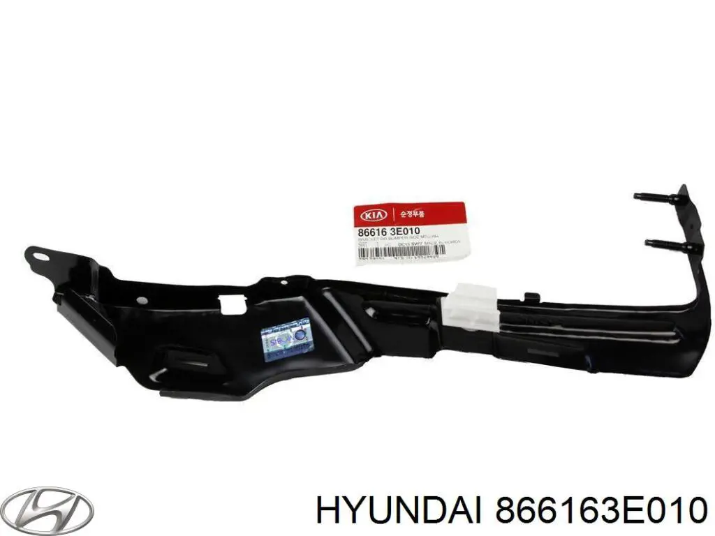 866163E010 Hyundai/Kia Consola direita do pára-choque traseiro