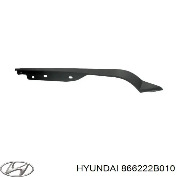 Moldura esquerda do pára-choque traseiro Hyundai/Kia 866222B010 preço, a partir de 20,73 USD
