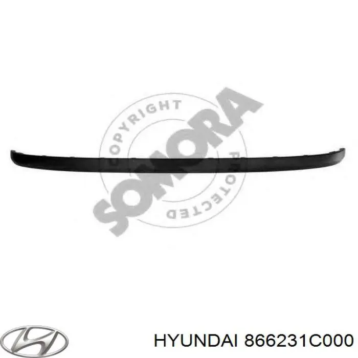 Moldura do pára-choque traseiro Hyundai/Kia 866231C000 preço, a partir de 15,09 USD
