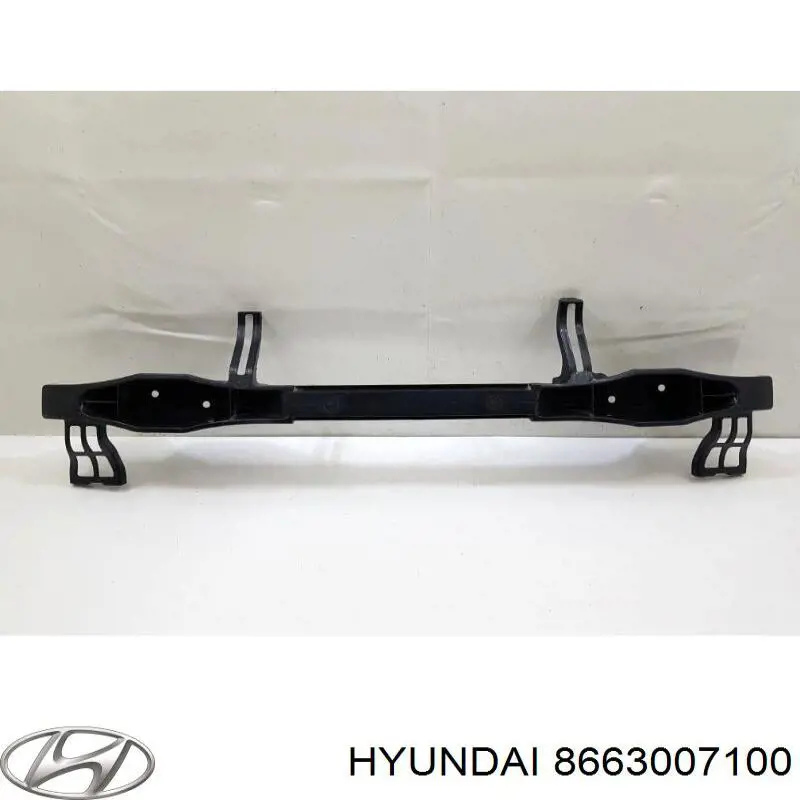 8663007100 Hyundai/Kia Reforçador do pára-choque traseiro