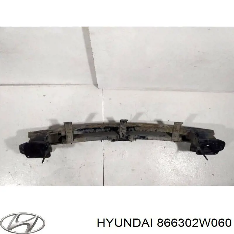866302W060 Hyundai/Kia Reforçador do pára-choque traseiro