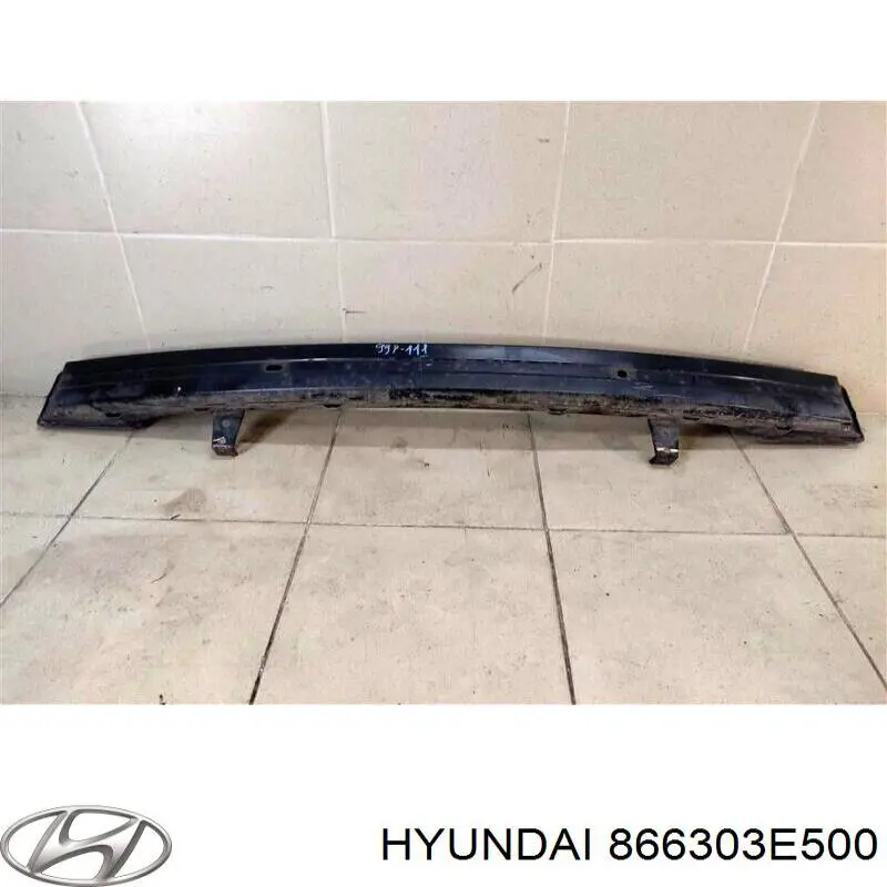 866303E500 Hyundai/Kia Reforçador do pára-choque traseiro