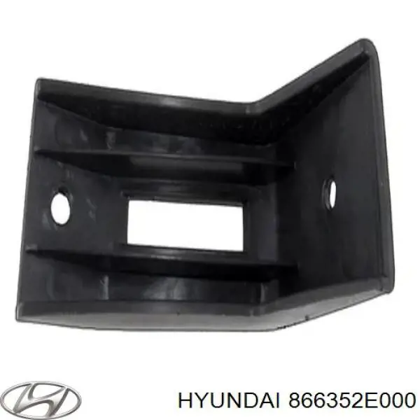866352E000 Hyundai/Kia Consola de reforçador do pára-choque dianteiro
