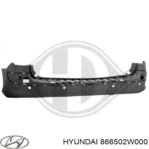 866502W000 Hyundai/Kia Pára-choque traseiro
