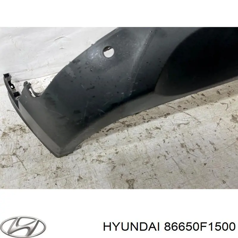 86650F1500 Hyundai/Kia Pára-choque traseiro, parte inferior