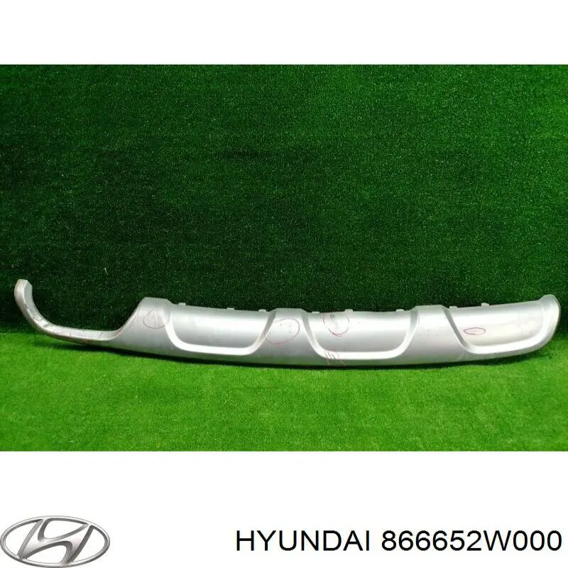 Compre 866652W000 Hyundai/Kia Placa sobreposta do pára-choque traseiro