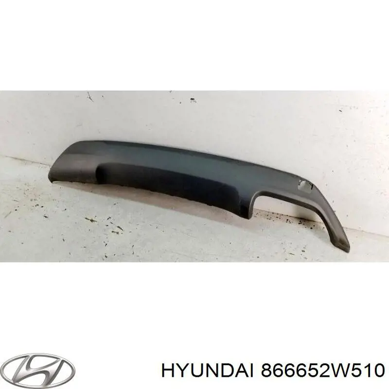 866652W510 Hyundai/Kia Proteção do pára-choque traseiro