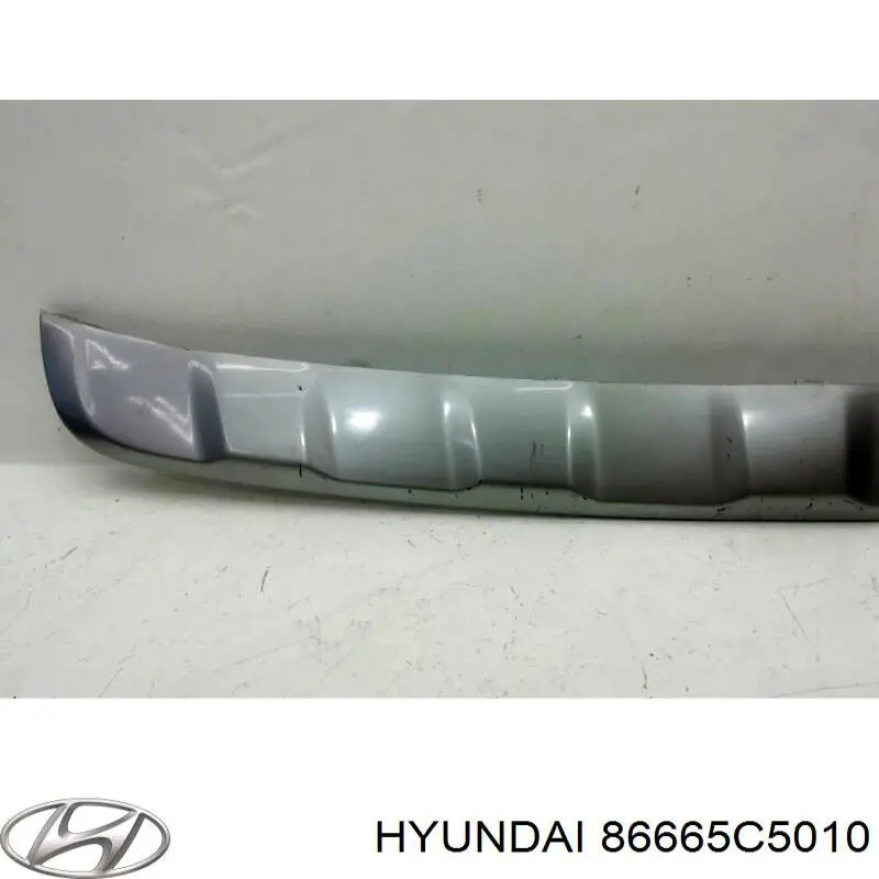 86665C5010 Hyundai/Kia Placa sobreposta do pára-choque traseiro