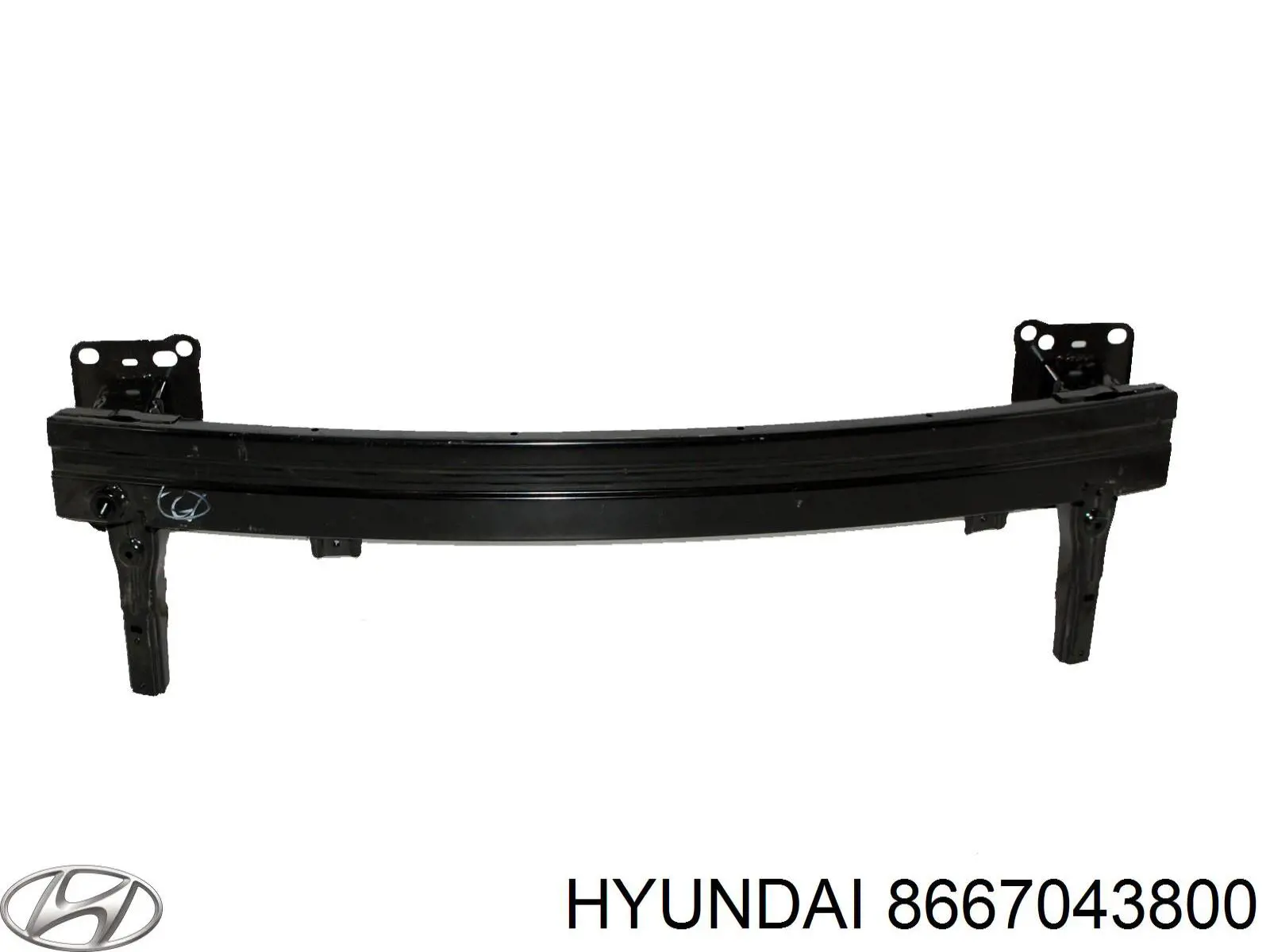 Reforçador do pára-choque traseiro Hyundai H100  P