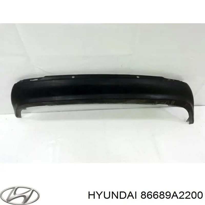86689A2200 Hyundai/Kia Pára-choque traseiro, parte inferior