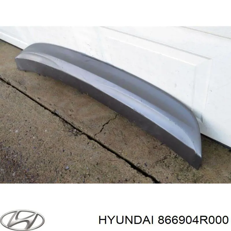 866904R000 Hyundai/Kia Proteção do pára-choque traseiro