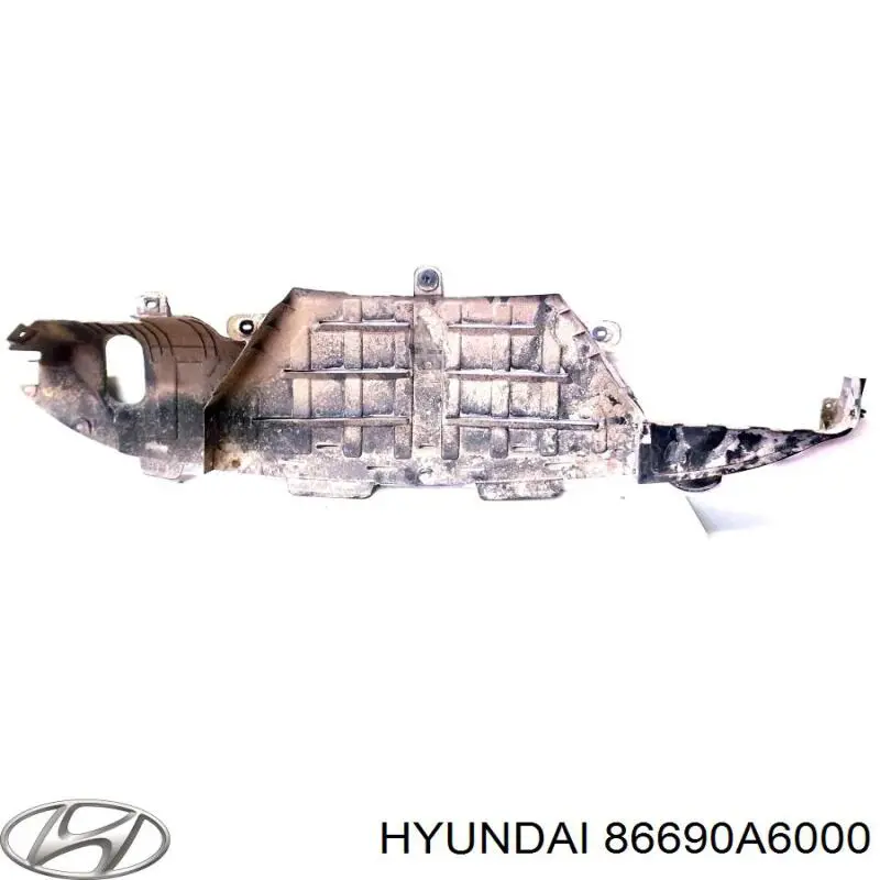 86690A6000 Hyundai/Kia Proteção do pára-choque traseiro
