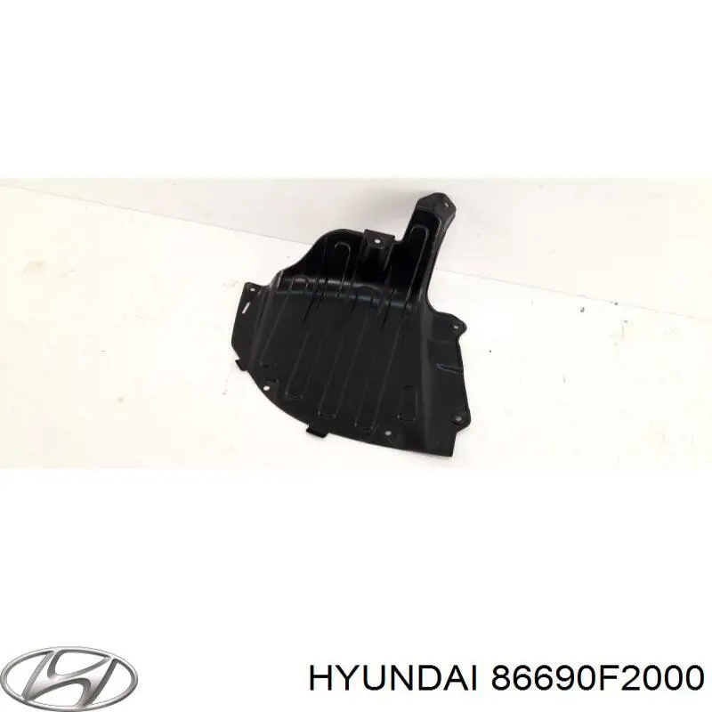 86690F2000 Hyundai/Kia Proteção do pára-choque traseiro