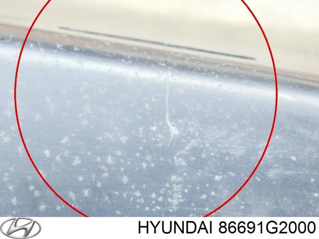 Compre 86691G2000 Hyundai/Kia Proteção do pára-choque traseiro