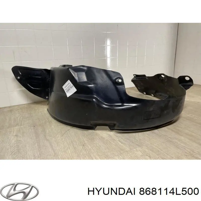 868114L500 Hyundai/Kia Guarda-barras esquerdo do pára-lama dianteiro