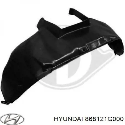 Guarda-barras direito do pára-lama dianteiro Hyundai/Kia 868121G000 preço, a partir de 26,65 USD