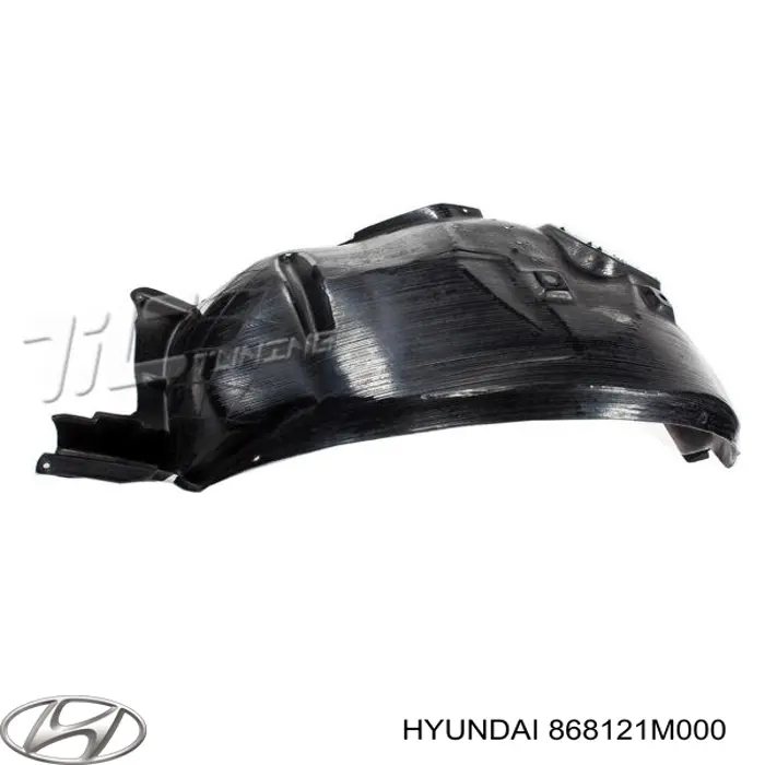 868121M000 Hyundai/Kia Guarda-barras direito do pára-lama dianteiro