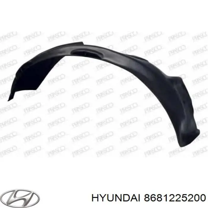 Guarda-barras direito do pára-lama dianteiro Hyundai/Kia 8681225200 preço, a partir de 24,20 USD