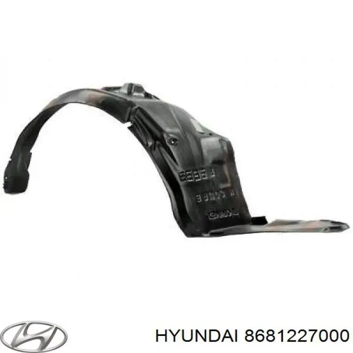 Guarda-barras direito do pára-lama dianteiro para Hyundai Coupe I RD