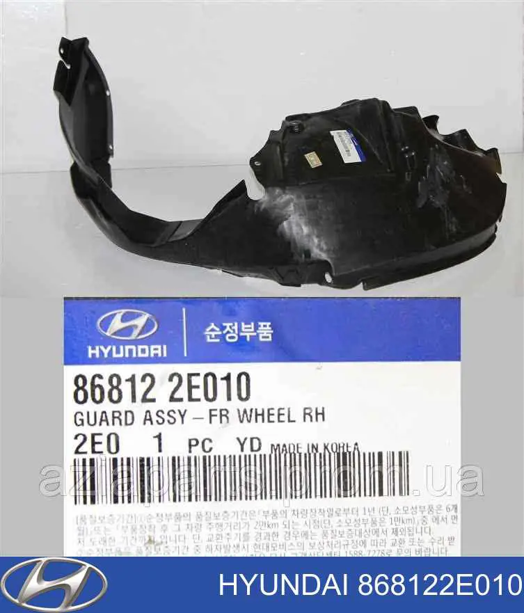 Guarda-barras direito do pára-lama dianteiro Hyundai/Kia 868122E010 preço, a partir de 25,36 USD