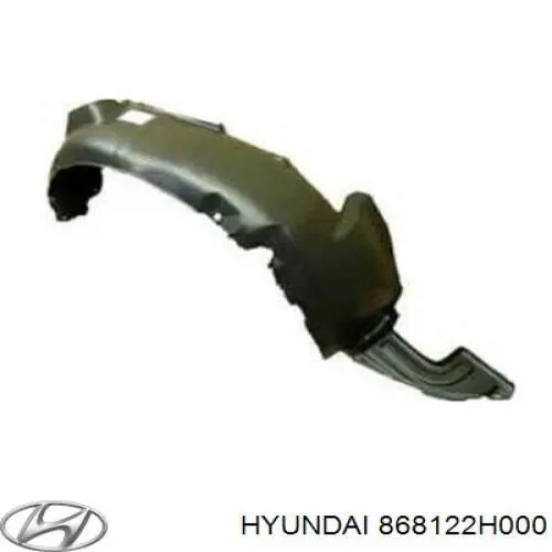 868122H000 Hyundai/Kia Guarda-barras direito do pára-lama dianteiro