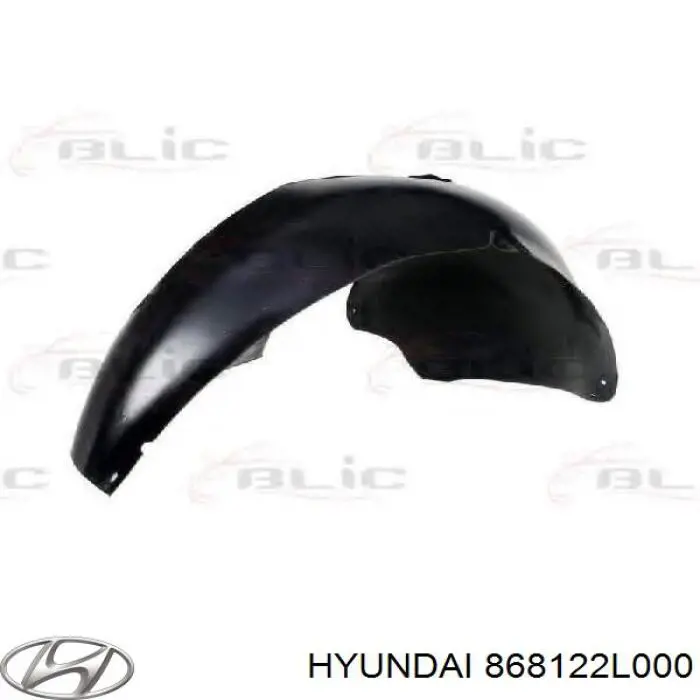 Compre 868122L000 Hyundai/Kia Guarda-barras direito do pára-lama dianteiro